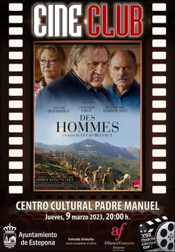 El Cine-Club proyecta la película francesa ‘Des hommes’ en el Centro Cultural Padre Manuel