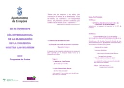 El Ayuntamiento inicia las actividades para conmemorar el Día Internacional para la eliminación de la Violencia contra las Mujeres