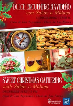 Postres de más de 20 países podrán degustarse en el tradicional ‘Dulce Encuentro Navideño con Sabor a Málaga’ que organiza el Ayuntamiento
