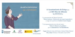 OBRA TEATRO "MARIA ESPINOSA - 150 ANIVERSARIO"