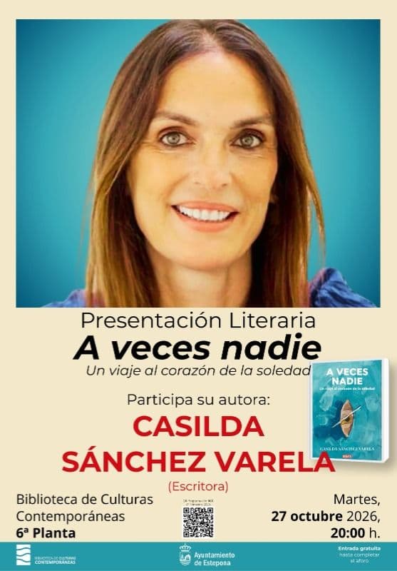 Casilda Sánchez Varela y Violeta Gil protagonizan dos citas culturales esta semana en la Biblioteca de Culturas Contemporáneas