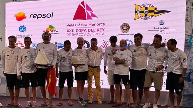 Jorge Haenelt, esteponero y vencedor de la XXII Edición de la Copa del Rey de Vela para Barcos Clásicos”