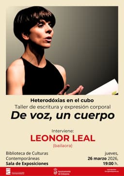 La jerezana Leonor Leal imparte en Estepona el taller de expresión corporal ‘De voz, un cuerpo’