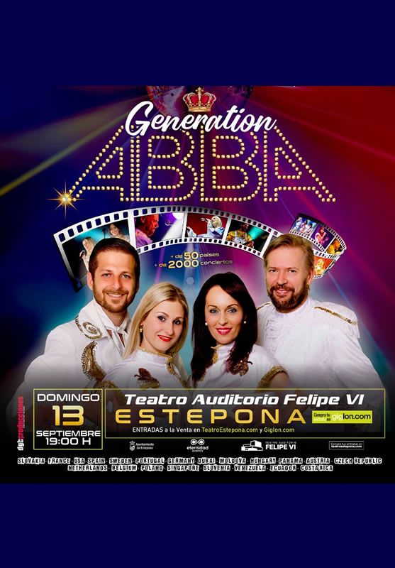 La banda eslovaca Generation ABBA presenta su aclamado espectáculo en Estepona, tributo al mítico grupo sueco ABBA