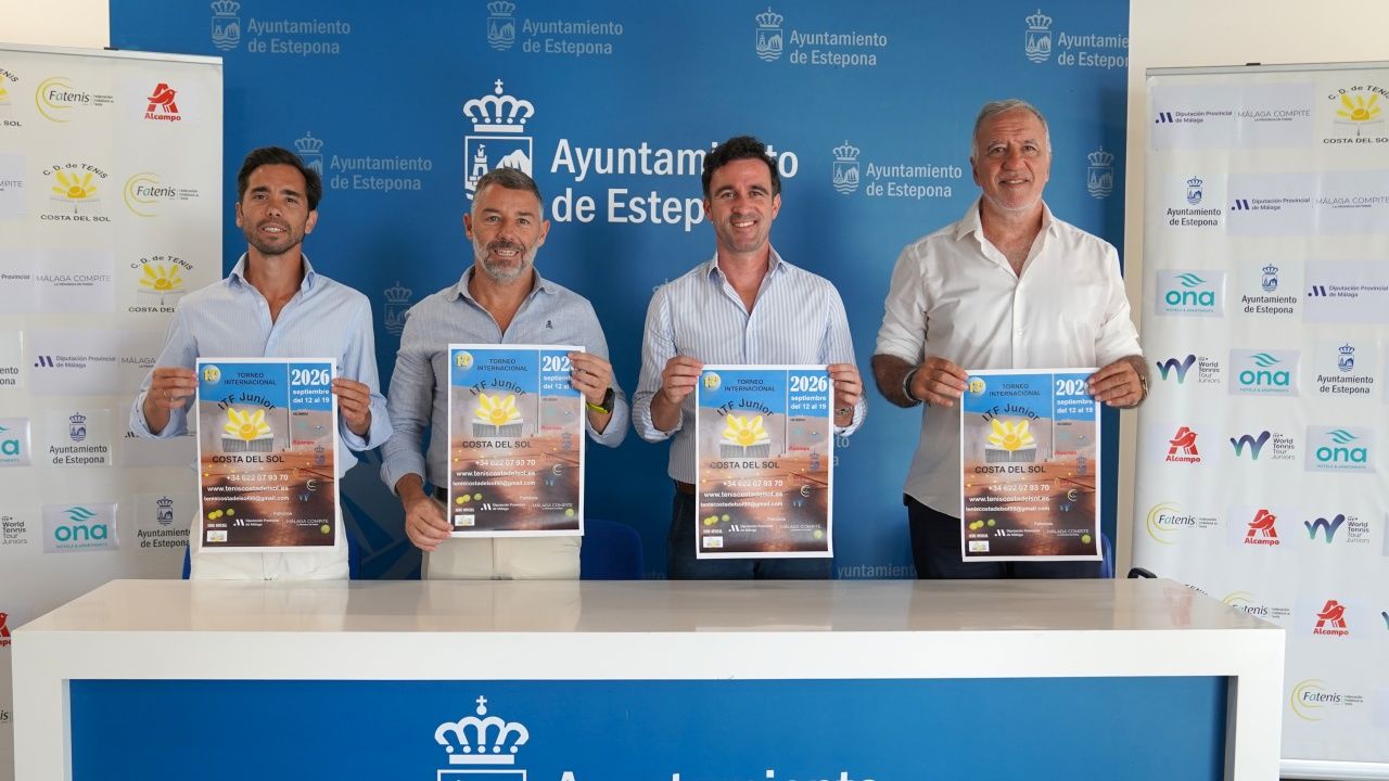 Estepona acoge el XIII Torneo Internacional ITF Junior Costa del Sol en el que se han inscrito unos 500 tenistas de 51 países